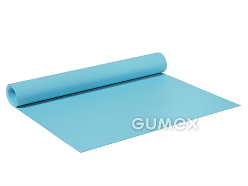 Fólie pro výrobu nafukovaných výrobků 875, tloušťka 0,6mm, šíře 1250mm, 70°ShA, desén D302, PVC, +5°C/+40°C, světle modrá